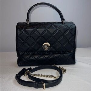 Kate Spade Natalia Small Flap Crossbody Black Leather